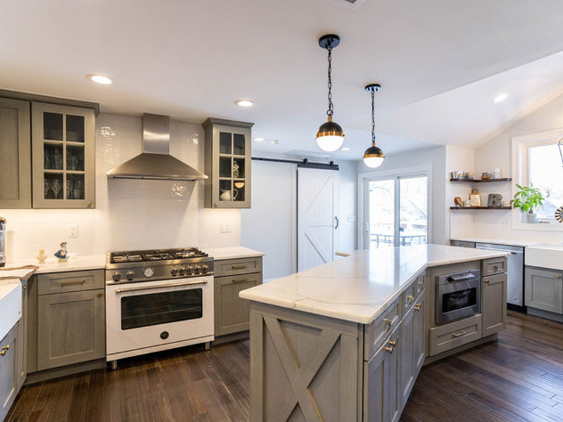 newly remodeled kitchen countertop