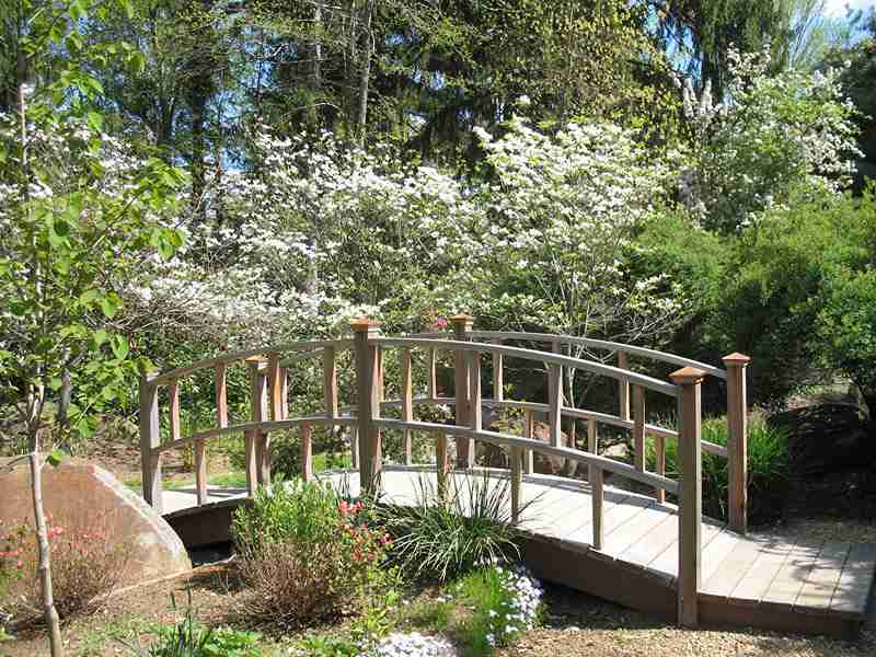 small bridge over creek