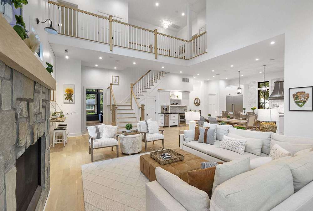 Florham open living room concept