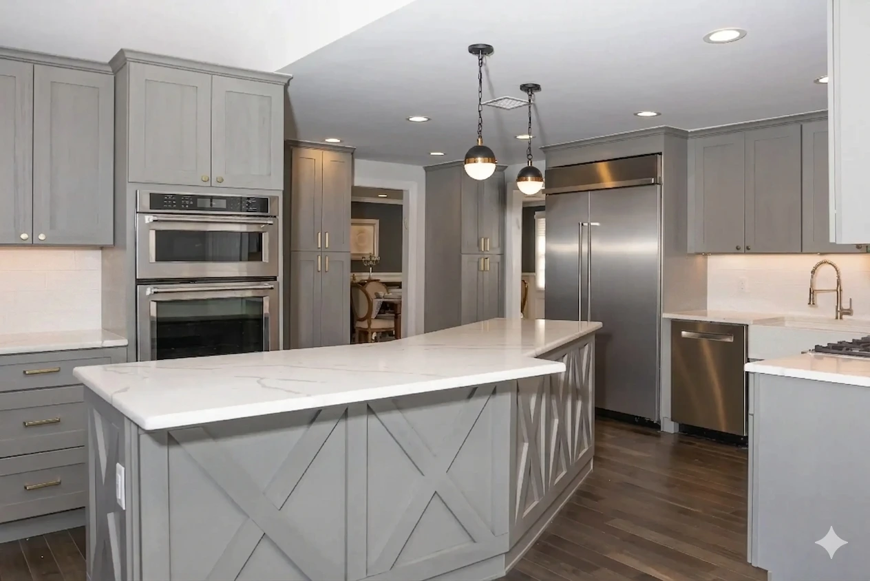 Kitchen or bathroom remodel by WA Construct highlighting quality craftsmanship